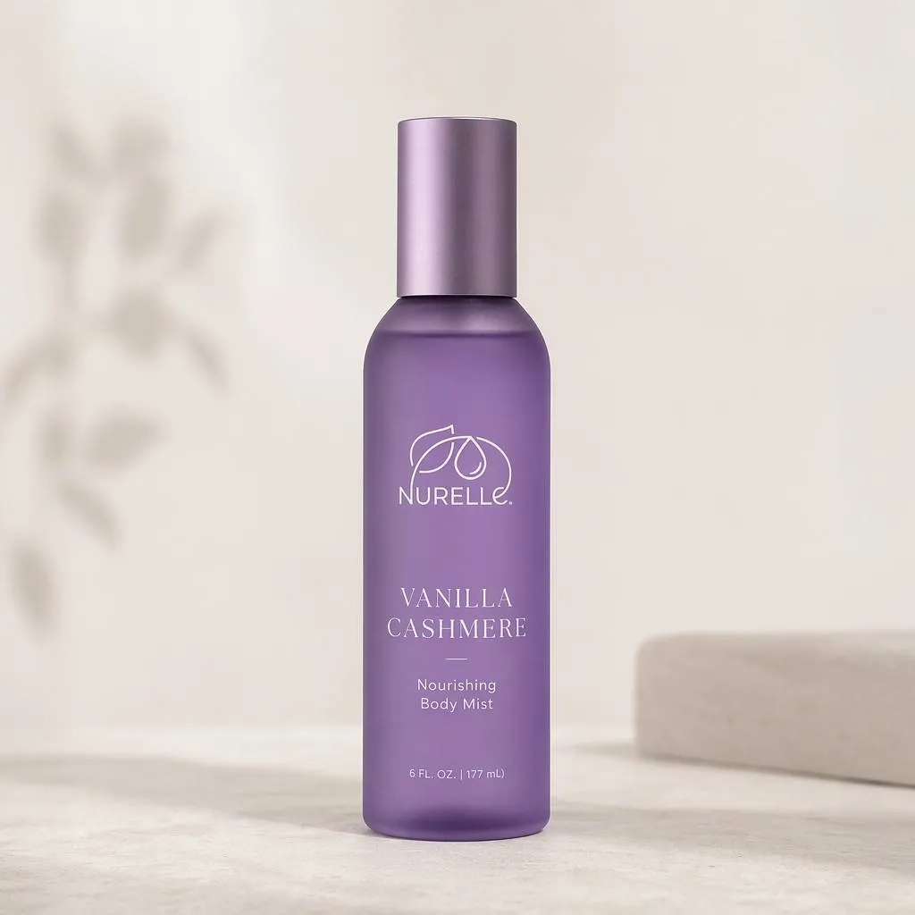 Brume corporelle de luxe aux extraits naturels, parfum en spray longue tenue vanille et cachemire pour femme